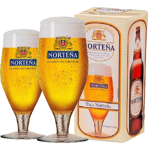 2 Taças Para Cerveja E Chopp Norteña - 310ml - Oficial Ambev