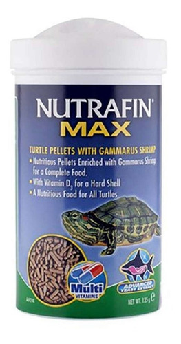  Nutrafin Max Turtle Pellets Alimento Tortuga 135g Con Vit D