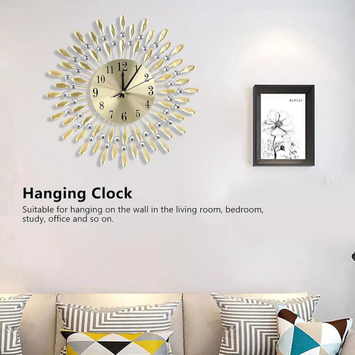 Reloj De Pared, Uso Amplio Reloj De Cuarzo Moderno De Moda