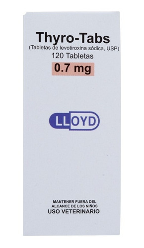 Thyro-tabs 0.7mg 120 Tabletas 