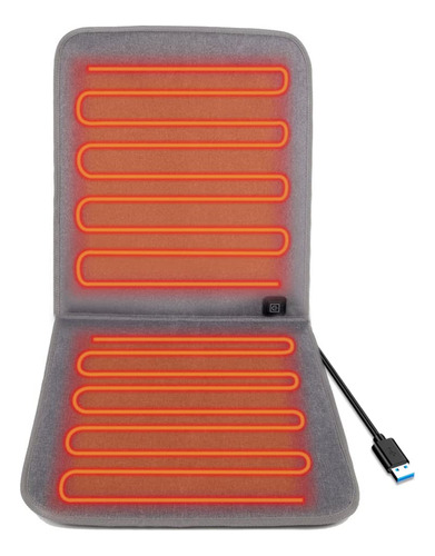 Cojín De Asiento Con Calefacción Usb Para Silla De Oficin.