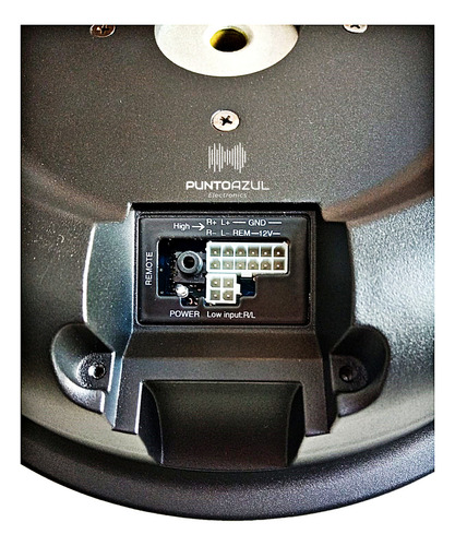 Subwoofer Amplificado Tipo Llanta Coustic Co-basspro12 800w Color Negro