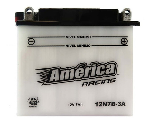 Bateria Para Moto  12n7b-3a  America