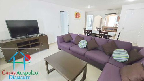 Cad Diamante Lakes Rubí 202. Terraza Con Vista A La Alberca Y Jardines