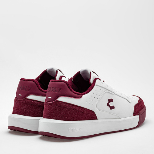 Tenis Hombre Charly 1086709008 Blanco Vino