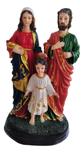 Estatua Católica De Escultura De Jesús María José Para