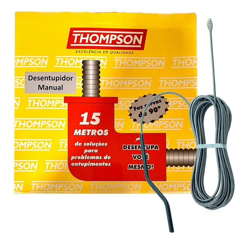 Desentupidor Para Esgoto Thompson 15m - 625