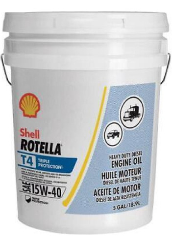Shell Rotella 15w-40 Diesel Heavy Duty Engine Oil 5 Gallon