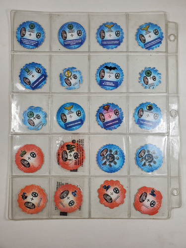 Colección De Tazos Spiners Liga De La Justicia Dc 70/70 Pzs (Usado)