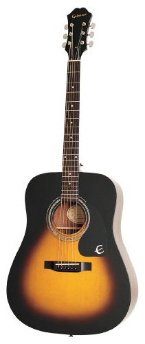 Guitarra Acústica: EpiPhone Dr-100 Guitarra Acústica, Vintag