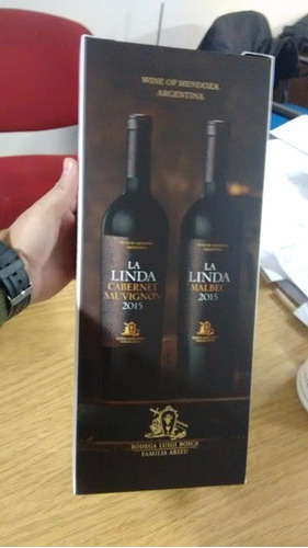 La Linda Malbec Y Cabernet, Estuche X2 750cc