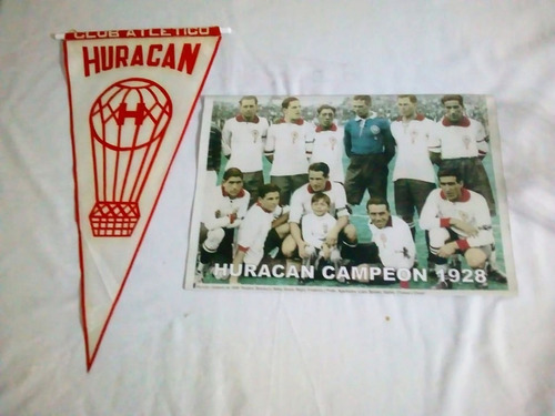 Banderin Club Atletico Huracan Decada Del 70 Mas Banner