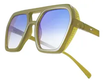 Comprar Anteojos Sol Infinit Lyon Milky Green Lente Espejada Azul Lyon Suave Espejada Azul Degrade - Blue Mirror Grd Milky Green Milky Green