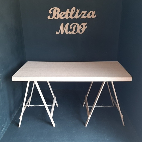 Mesa Provençal Cavalete Festa 1,50x68x80alt Decoração Mdfcru