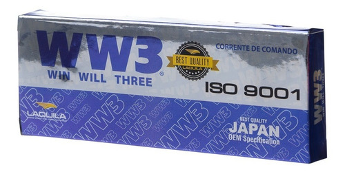 Imagem 2 de 5 de Corrente De Comando Cbx Twister 250 (2001 A 2008) - 126 Elos