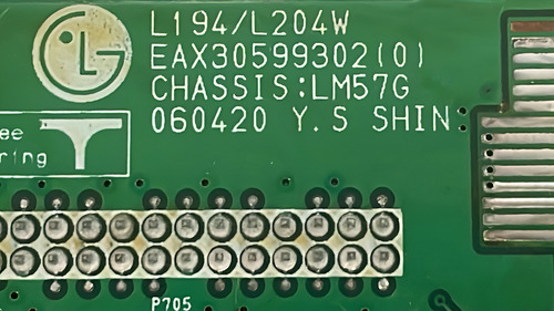 Placa Principal Lg L204wt-sf Eax30599302 (Usado)