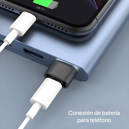 Adaptador Tipo C A Usb A Macho Para Datos Y Carga