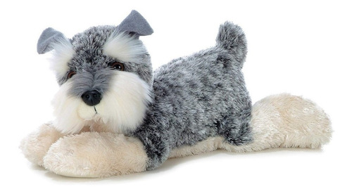 Peluche Perro Schnauzer Ludwing Extra Suave Aurora Flopsie