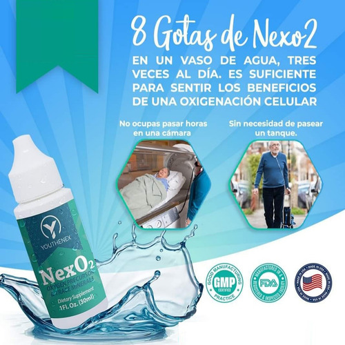 Nexo2 Oxigenación Celular (2 Unidades) Oxígeno Líquido