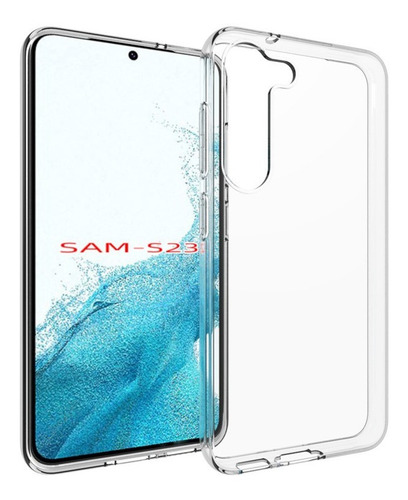 Estuche Antigolpes Para Galaxy S23 Space Pro En Transparente