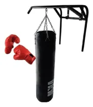 Comprar Saco De Box De 1.20mts+barra Dominada 3en1+cadena Y Guantes.
