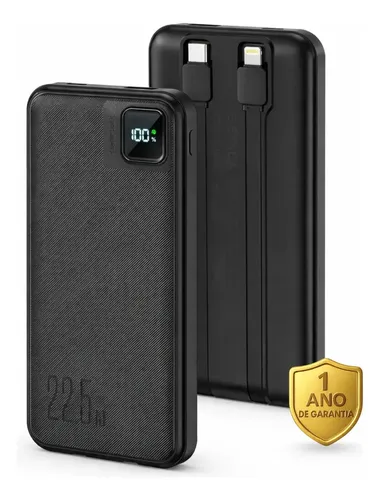 Power Bank 20.000mah Rápido Carregador Portátil 22.5W Para iPhone...