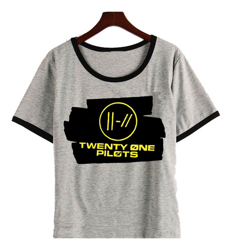 Remera Twenty One Pilots Black Tape Trench - Mujer Entallado