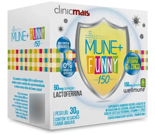 Mune + Funny (10 Sachês) - Clinicmais