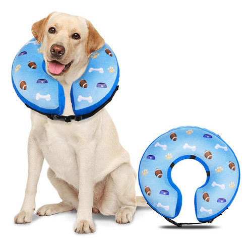 Heyisme Collar Inflable De Cono Para Perro Alternativo Despu