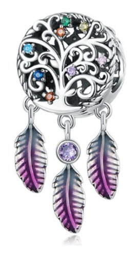 Charm 100% De Plata Atrapa Sueños Compatible Pulsera