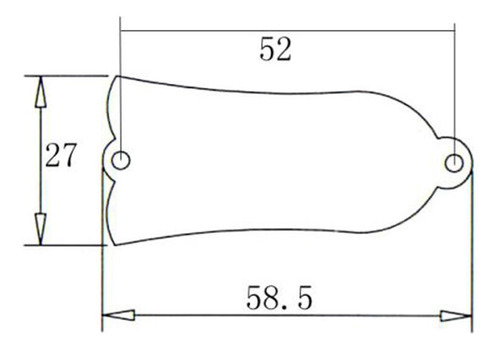 2pcs Plancha De Hierro En Apariencia De 2 Agujeros Rod
