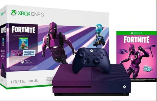 Consola Microsoft Xbox One S 1tb 4k-fortnite Edition Limited