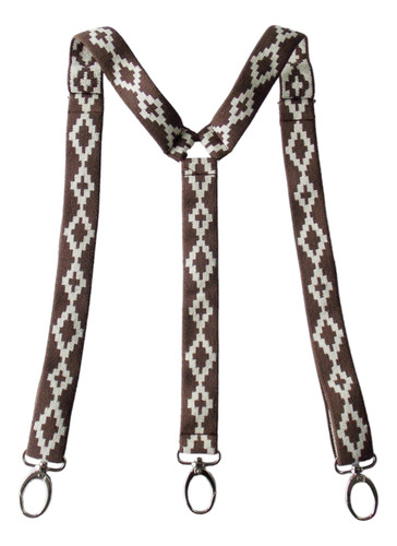 Tirador Pantalón Suspenders Mosqu Guarda Pampa  Marr Pl 3cm