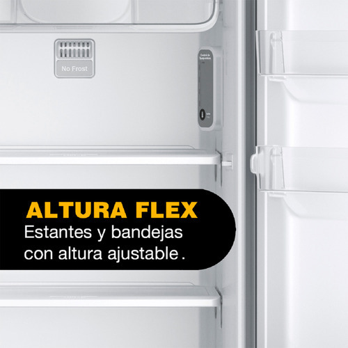Heladera Whirlpool No Frost 340 Litros Evox Inoxidable Premi