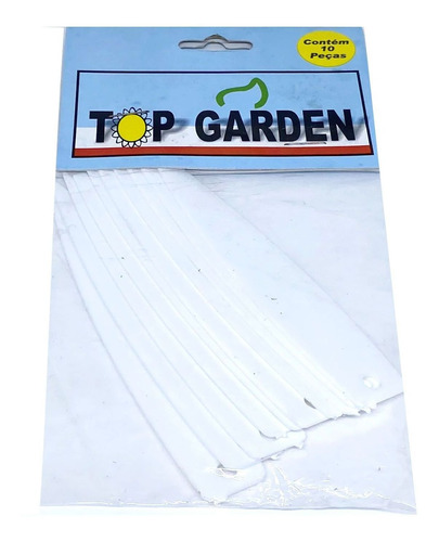 Identificador Para Planta 11cm C/ 10 Peças Top Garden