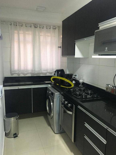 Imagem 7 de 22 de Lindo Apartamento Com 2 Dormitórios À Venda, 46 M² Por R$ 215.000 - Jardim Honória - Cotia/sp - Ap2238