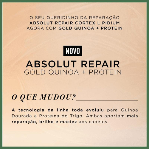 Kit L'oreal Professionel Gold Quinoa Shampoo E Condicionador