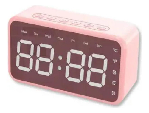 Relogio Digital De Mesa Com Despertador Altomex Unica
