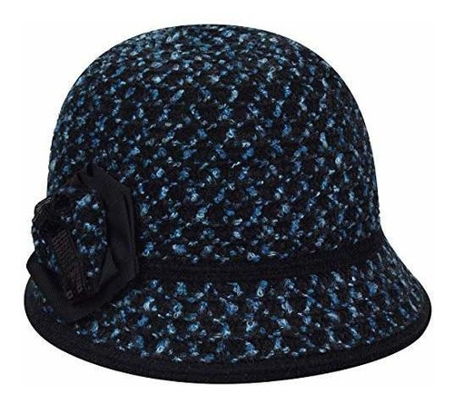 Sombreros - Betmar Women's Willow Braid Cap With Flower Trim