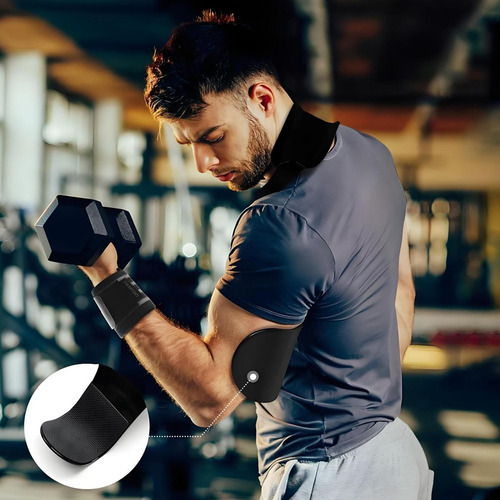 Qi Arm Blaster Bíceps Soporte Pesas Gym Aislador De Brazo