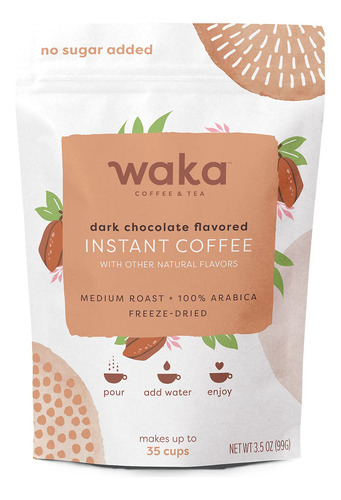 Waka - Cafe Instantaneo De Calidad, Sabor A Moca De Chocolat