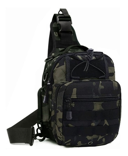 Pechera Táctica Súper Calidad Mochila Mariconera Camuflaje M Color Khaki