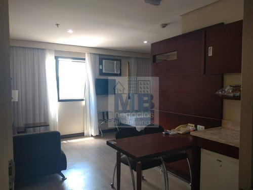 Imagem 1 de 12 de Flat Com 1 Dormitório À Venda, 28 M² Por R$ 200.000,00 - Alto Da Boa Vista - São Paulo/sp - Fl0002