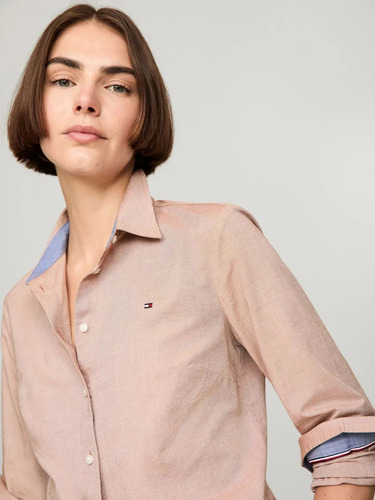 Camisa Tommy Hilfiger Mujer Tela Oxford Original !!!