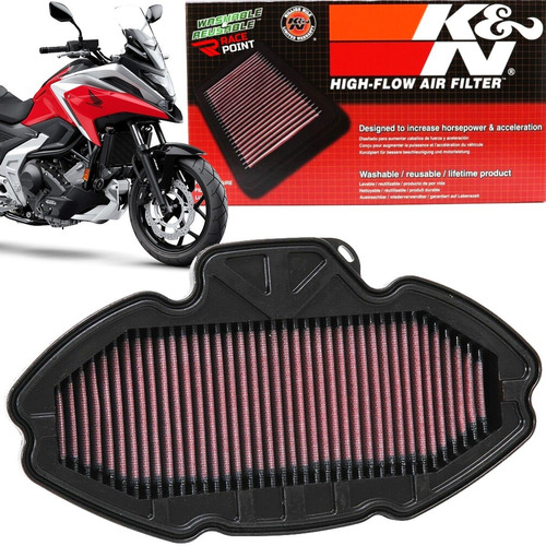 Filtro Ar Esportivo K&n Kn Honda Nc750 X Nc 750 Nc700 Nc700x