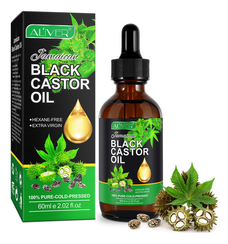 Aceite Ricino Negro 60 Ml Mejorar Sistema Inmunológico Detox
