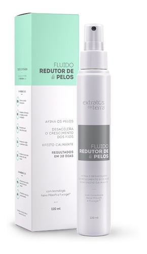 Fluído Redutor De Pelos 120ml Extratos Da Terra