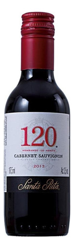 Vinho Chileno Tinto 120 Santa Rita Cabernet Sauvignon 187ml