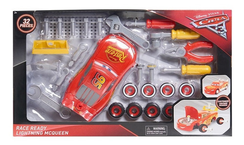 Juguete Disney Cars Set De Personalización Rayo Mcqueen 3+