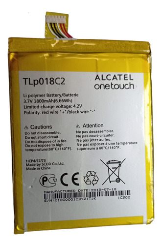 Batería Alcatel One Touch 6033x, Tcl,850 Tlp018c2